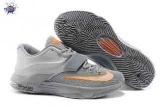Meilleures Nike KD VII 7 "Texas" Métallique Argent Orange