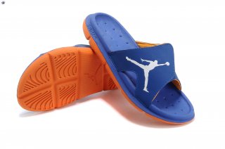 Meilleures Jordan Hydro Claquette Bleu Orange