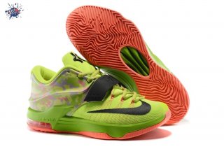 Meilleures Nike KD 7 Fluorescent Vert Orange