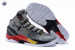 Meilleures Under Armour Curry 2 Rouge Gris